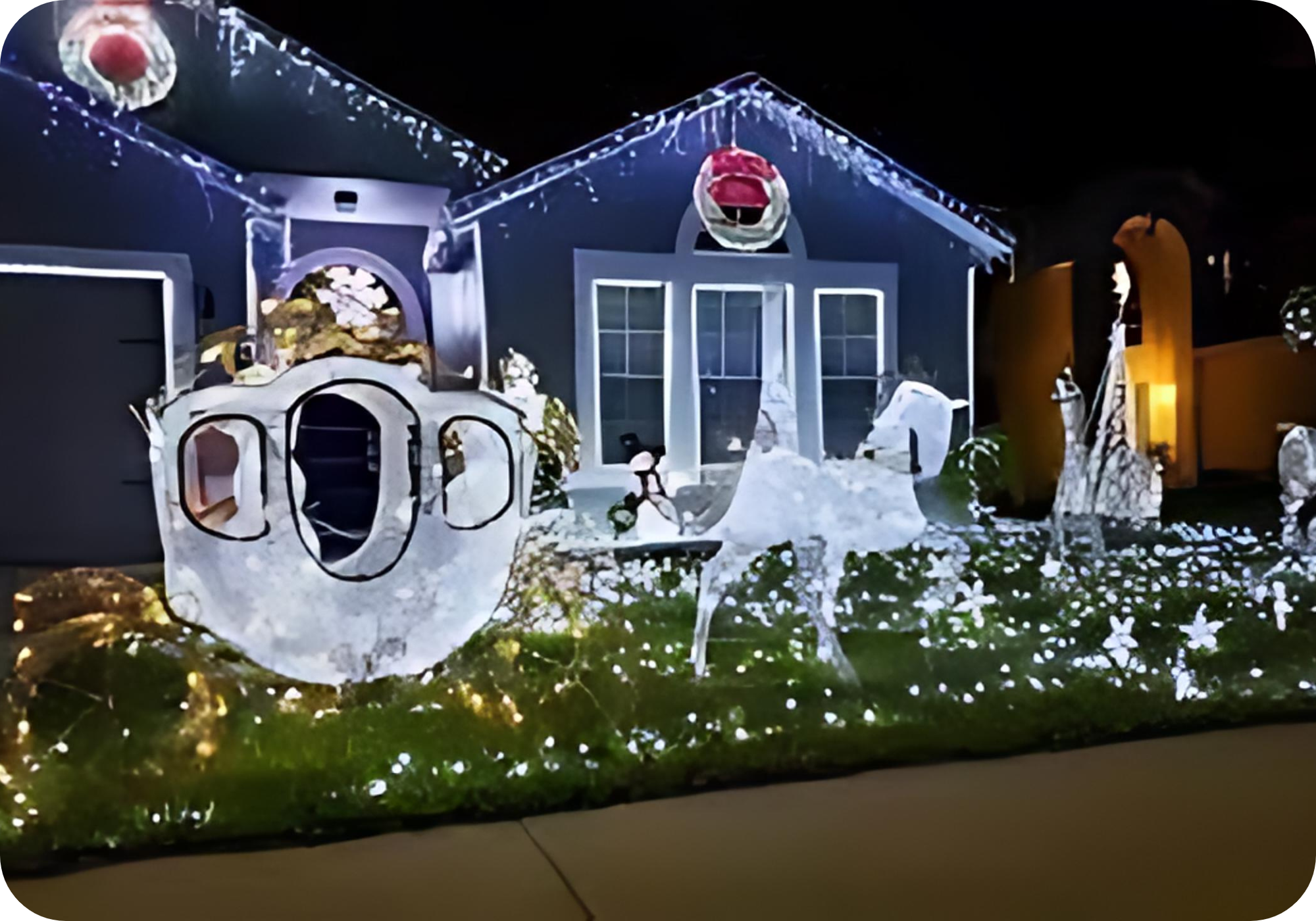 Residential Christmas Light Installation